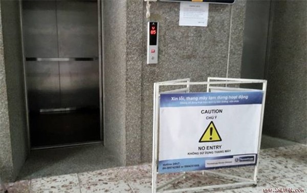 Cửa thang máy, nơi xãy ra tai nạn nhiều nhất