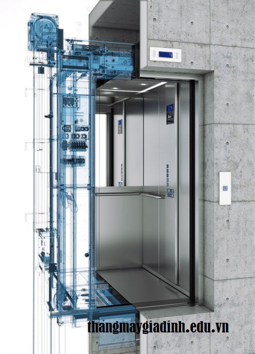 Kết cấu của hệ thống cabin thang máy