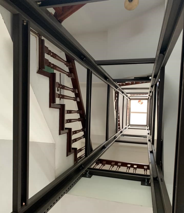 Nâng thêm tầng cho thang máy gia đình đã sử dụng