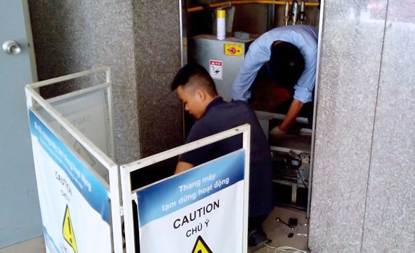 Công tác bảo trì thang máy