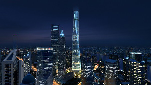 Shanghai Tower lap thang may chay nhanh nhat the gioi