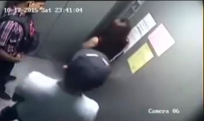 Cô gái bị cưỡng bức trong thang máy