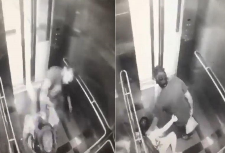 Bị đánh vì cướp túi xách trong thang máy