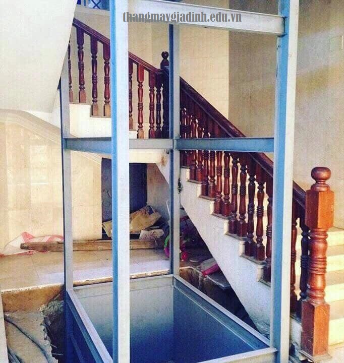 Những loại khung thép dùng cho thang máy gia đình
