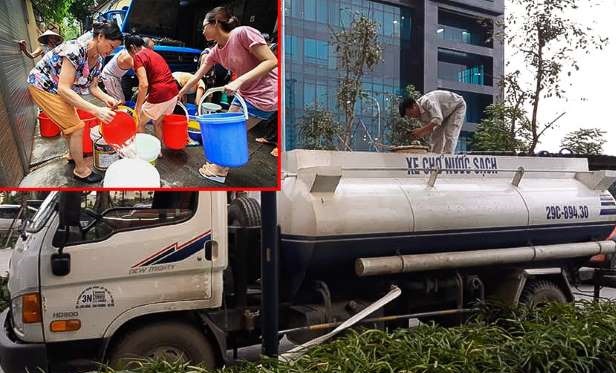 Chung cư ngoại giao đoàn mất nước ngày nắng nóng