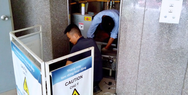 Chú ý tránh sai lầm khi bảo trì cho thang máy