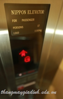 Các ký hiệu thang máy