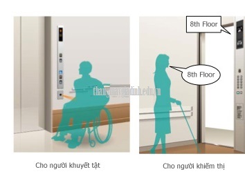 Đặc điểm của thang máy cho người khuyết tật