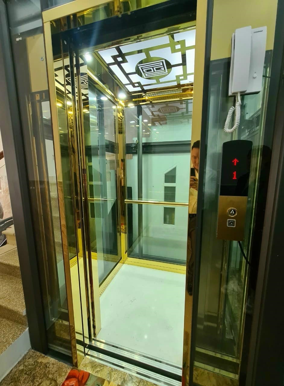 Các lọai vật liệu làm cabin thang máy