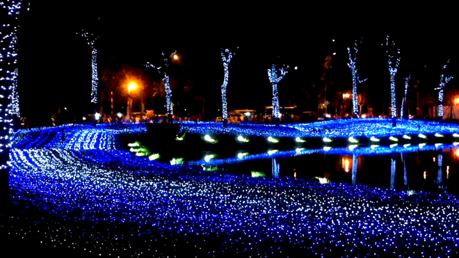 Vườn ánh sáng ở Aeon Mall